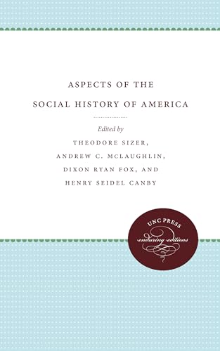 Stock image for Aspects of the Social History of America for sale by PBShop.store US