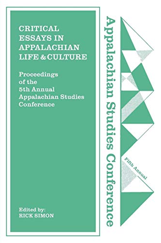Imagen de archivo de Critical Essays in Appalachian Life and Culture a la venta por Blackwell's