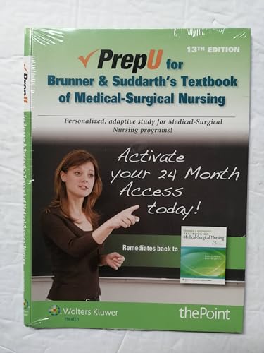 9781469845784: Brunner & Suddarth's Textbook of Medical-Surgical Nursing PrepU Access Code