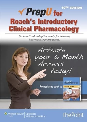 Stock image for PrepU for Roach's Introductory Clinical Pharmacology for sale by HPB-Red
