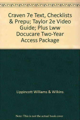 9781469846767: Fundamentals of Nursing + PrepU for Fundamentals of Nursing + Procedure Checklists for Fundamentals of Nursing + Taylor's Video Guide to Clinical Nursing Skills + Lippincott's DocuCare Two-Year Access