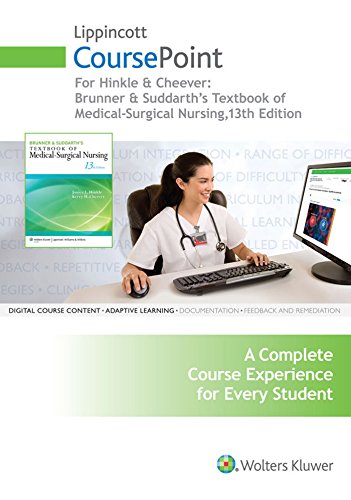Stock image for Brunner & Suddarth's Medical-Surgical Nursing Access Code (Coursepoint) for sale by One Planet Books