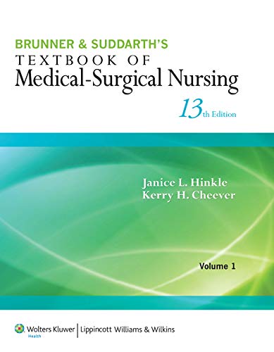 Stock image for Brunner Suddarths Textbook of Medical-Surgical Nursing for sale by BombBooks