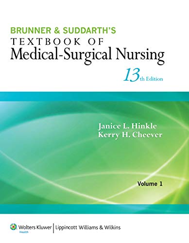 9781469855554: Brunner & Suddarth's Textbook of Medical-Surgical Nursing, 13th Ed. 2 Vols. + Clinical Handbook for Brunner & Suddarth's Textbook of Medical-Surgical, 13th Ed.