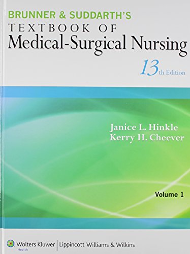 9781469858135: Brunner & Suddarth's Textbook of Medical-Surgical Nursing, Thirteenth Edition + Study Guide + Brunner & Suddarth's Handbook of Laboratory and Diagnosis, Second Edition