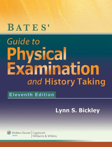 Beispielbild fr Bates* Guide to Physical Examination and History Taking zum Verkauf von Mispah books