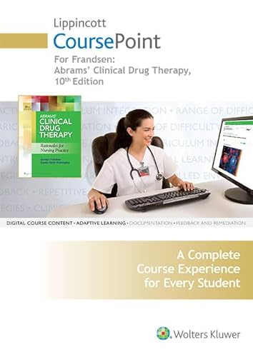 Stock image for Abrams' Clinical Drug Therapy Lippincott CoursePoint Access Code for sale by SecondSale