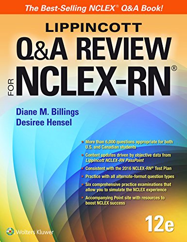 9781469886619: Lippincott Q&A Review for NCLEX-RN (Lippioncott's Review For NCLEX-RN)