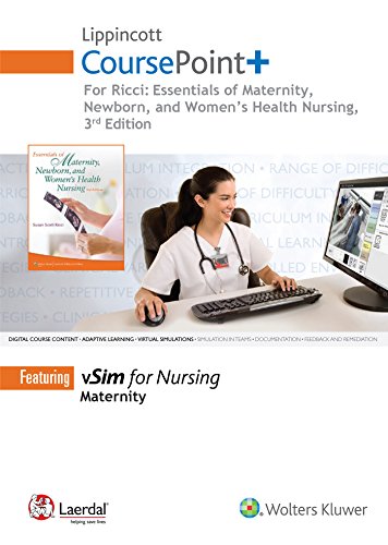 Imagen de archivo de Lippincott CoursePoint+ for Ricci's Essentials of Maternity, Newborn, and Women's Health Nursing (NEW!!) a la venta por BookHolders