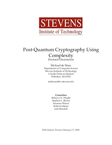 9781469959139: Post-Quantum Cryptography Using Complexity