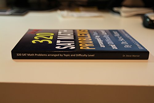 Imagen de archivo de 320 SAT Math Problems arranged by Topic and Difficulty Level a la venta por Your Online Bookstore