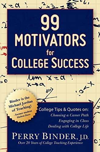 Stock image for 99 Motivators for College Success for sale by SecondSale