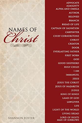 Beispielbild fr Names of Christ: Red Cover zum Verkauf von SecondSale
