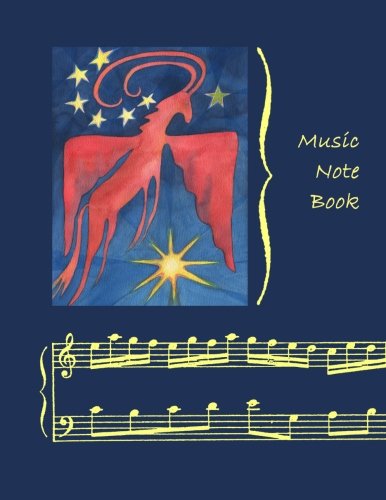 9781470086947: Music Notebook: Pegasus #2 ~ 11-Stave (only right page lined)