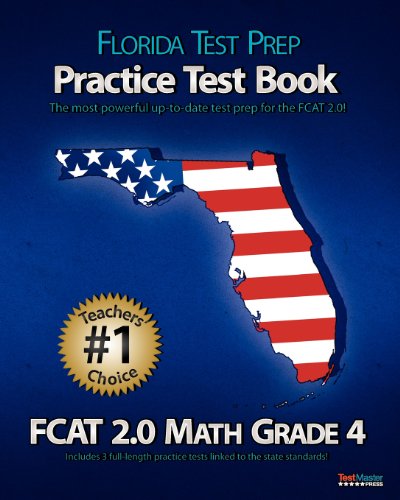 9781470099923: Florida Test Prep Practice Test Book Fcat 2.0 Math Grade 4