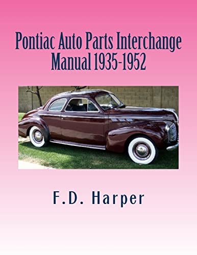 Beispielbild fr Pontiac Auto Parts Interchange Manual 1935-1952 zum Verkauf von GoldBooks