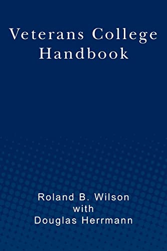 Beispielbild fr Veterans College Handbook zum Verkauf von THE SAINT BOOKSTORE