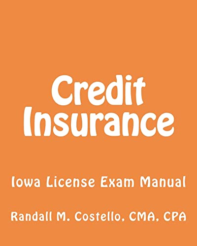 9781470136697: Credit Insurance: Iowa License Exam Manual