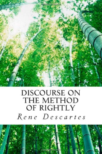 Discourse on the Method of Rightly (9781470194253) by Descartes, Rene