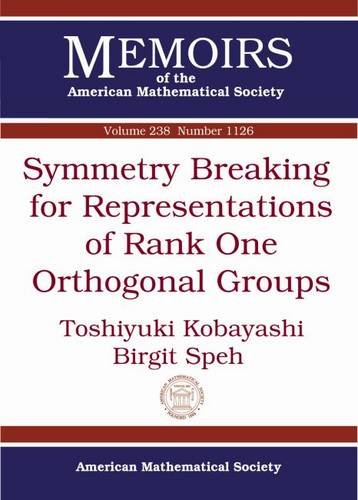 Stock image for Symmetry Breaking for Representations of Rank One Orthogonal Groups (Memoirs of the American Mathematical Society) for sale by Mispah books