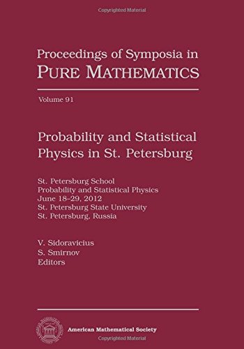 Imagen de archivo de Probability and Statistical Physics in St. Petersburg a la venta por Revaluation Books