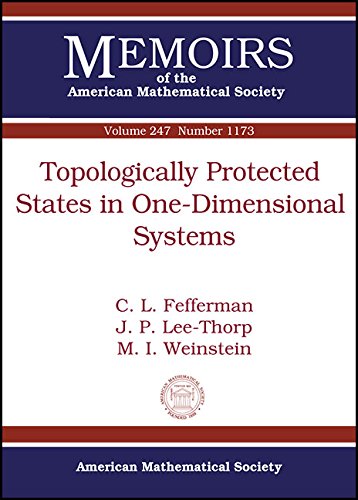 9781470423230: Topologically Protected States in One-dimensional Systems