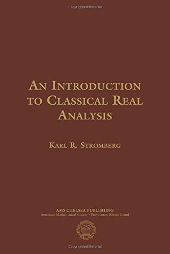 9781470425449: An Introduction to Classical Real Analysis