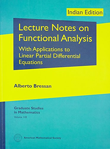 Imagen de archivo de Lecture Notes On Functional Analysis a la venta por dsmbooks