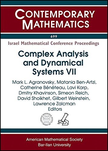 9781470429614: Complex Analysis and Dynamical Systems VII (Contemporary Mathematics)