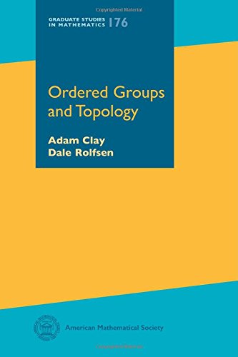 Stock image for Ordered Groups and Topology for sale by Michener & Rutledge Booksellers, Inc.