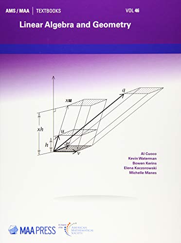 Imagen de archivo de Linear Algebra and Geometry (AMS/MAA Textbooks) a la venta por -OnTimeBooks-