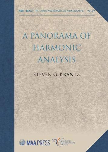 Stock image for A Panorama of Harmonic Analysis Carus Mathematical Monographs for sale by PBShop.store US