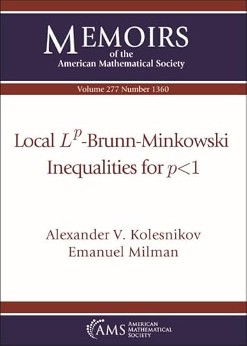 Imagen de archivo de Local Lp -Brunn-Minkowski Inequalities for P 1 a la venta por PBShop.store US