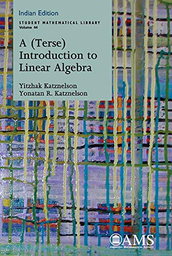 9781470454807: A (TERSE) INTRODUCTION TO LINEAR ALGEBRA