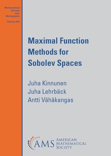 Immagine dell'editore per Maximal Function Methods for Sobolev Spaces venduto da PBShop.store UK