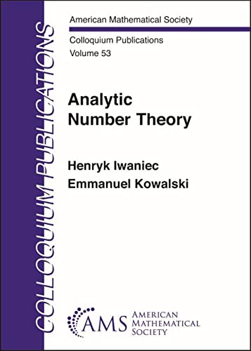 Beispielbild fr Analytic Number Theory zum Verkauf von Revaluation Books