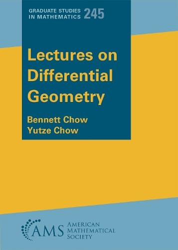 9781470477677: Lectures on Differential Geometry: 245 (Graduate Studies in Mathematics)