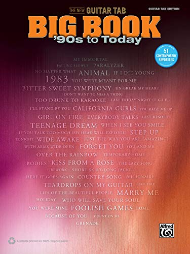Beispielbild fr The New Guitar Big Book of Hits -- 90s to Today: 51 Contemporary Favorites (Guitar TAB) (The New Guitar TAB Big Book) zum Verkauf von Seattle Goodwill