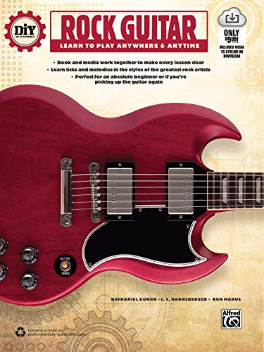 Imagen de archivo de DiY (Do it Yourself) Rock Guitar: Learn to Play Anywhere & Anytime, Book & Online Video/Audio a la venta por HPB-Red