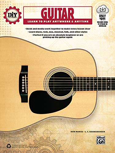Stock image for DiY (Do it Yourself) Guitar: Learn to Play Anywhere Anytime, Book Online Video/Audio for sale by Mr. Bookman