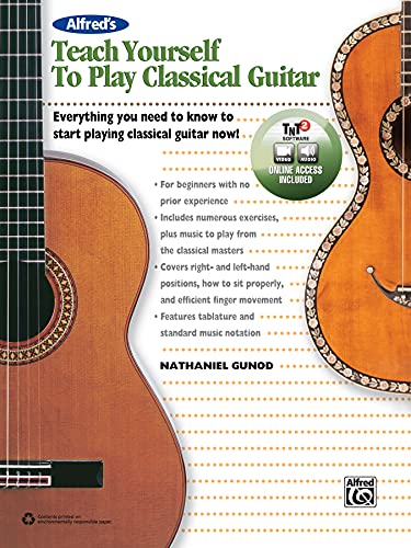 Imagen de archivo de Alfred's Teach Yourself to Play Classical Guitar: Everything You Need to Know to Start Playing Classical Guitar Now!, Book & Online Video/Audio/Software (Teach Yourself Series) a la venta por HPB-Red