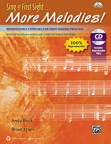 9781470615628: Sing at First Sight . . . More Melodies: Reproducible Exercises for Sight-Singing Practice, Reproducible Book & Data CD