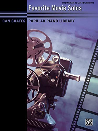 Stock image for Dan Coates Popular Piano Library -- Favorite Movie Solos for sale by Better World Books