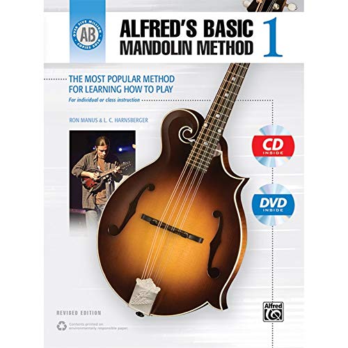9781470618780: Alfred's Basic Mandolin Method 1 (Revised): The Most Popular Method for Learning How to Play, Book, CD & DVD (Alfred's Basic Mandolin Library)