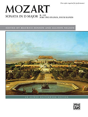Imagen de archivo de Sonata in D Major, K. 448: For Two Pianos, Four Hands a la venta por Revaluation Books