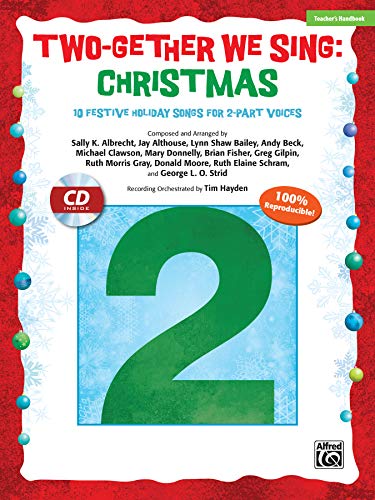 9781470623890: Two-Gether We Sing -- Christmas: 10 Festive Arrangements for 2-Part Voices (Kit), Book & Enhanced CD