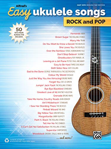 9781470626037: Alfred's Easy Ukulele Songs -- Rock & Pop: 50 Hits from Across the Decades
