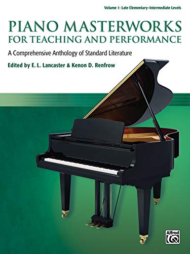 Imagen de archivo de Piano Masterworks for Teaching and Performance, Vol 1 ; Late Elementary - Intermediate Levels a la venta por Magers and Quinn Booksellers