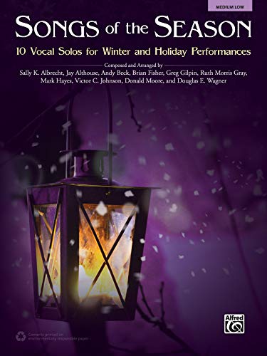 9781470626709: Songs of the Season: 10 Vocal Solos for Winter and Holiday Performances