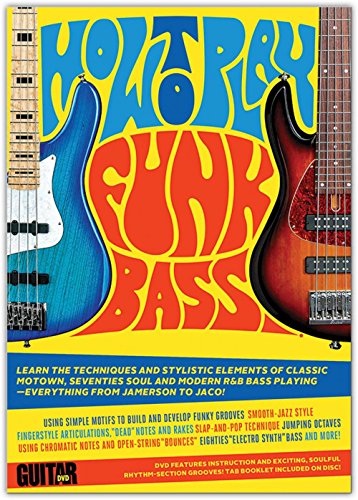 9781470627089: Guitar World: How to Play Funk Bass - DVD Features Instruction and Exciting, Soulful Rhythm-Section Grooves! TAB Booklet Included on Disc! [Alemania]